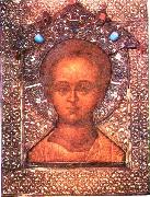 Simon Ushakov Christ Emmanuel, oil painting